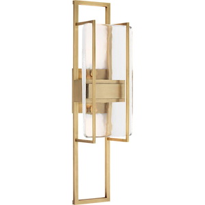Duelle-14.8W 1 LED Medium Wall Sconce-18 Inch Tall and 3.8 Inch Wide - 1262146