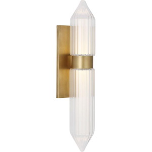 Langston-10.8W 1 277V LED Large Wall Sconce-18 Inch Tall and 3.9 Inch Wide - 1258769