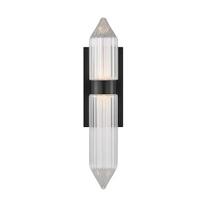 Tech Lighting-Langston-10.8W 1 LED Large Wall Sconce-18 Inch Tall and 3.9 Inch Wide