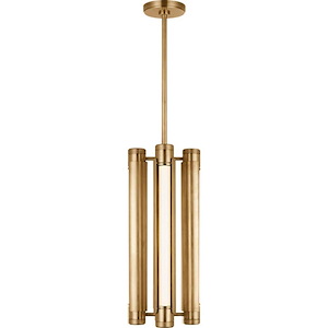 Capa - 30.6W 4 LED Pendant-24 Inch Tall and 10 Inch Wide - 1365685