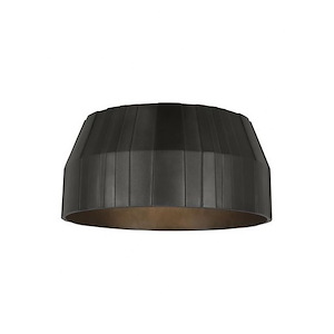 Bling - 30W 1 LED Medium Flush Mount In Contemporary Style-7 Inches Tall and 15.1 Inches Wide