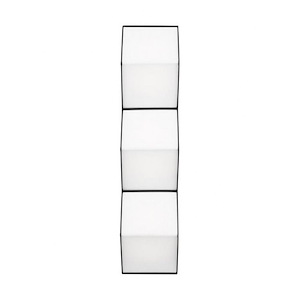 Zig Zag - 18.3W 3 LED Medium Wall Sconce In Contemporary Style-18.2 Inches Tall and 4.2 Inches Wide
