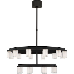 Esfera - 60W 20 LED 2-Tier Medium Chandelier In Contemporary Style-12.7 Inches Tall and 32 Inches Wide - 1292330