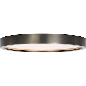 Cerne - 25W 1 LED Large Flush Mount-1.9 Inch Tall and 18 Inch Wide - 1365727