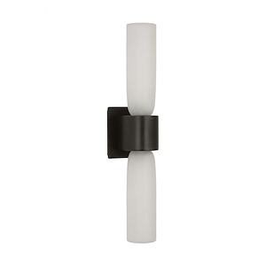 Volver - 10.4W 2 LED Medium Double Wall Sconce-18.6 Inches Tall and 3.7 Inches Wide - 1336631