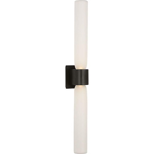 Volver - 10.4W 2 LED Large Double Wall Sconce-28.9 Inches Tall and 3.7 Inches Wide - 1336435