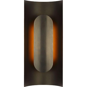Shielded - 11.2W 1 LED Medium Wall Sconce-18 Inches Tall and 3.7 Inches Wide - 1336511