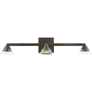 Midrand - 25.5W 3 LED Crystal Bath Vanity-5 Inch Tall and 5.7 Inch Wide - 1376733