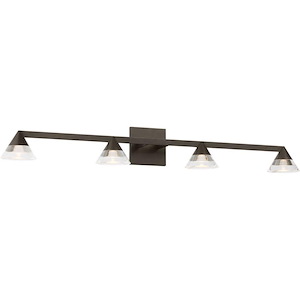 Midrand - 31.7W 4 LED Crystal Bath Vanity-5 Inch Tall and 5.7 Inch Wide - 1376735