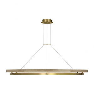 Grace - 123.6W 1 LED Chandelier-3.8 Inches Tall and 65 Inches Wide - 1336512