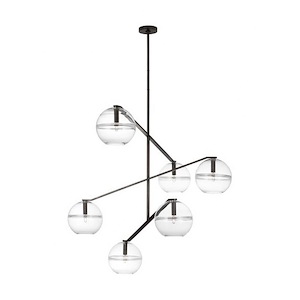Lowing - 6 Light Grande Chandelier-52.9 Inches Tall and 48.6 Inches Wide - 1336635