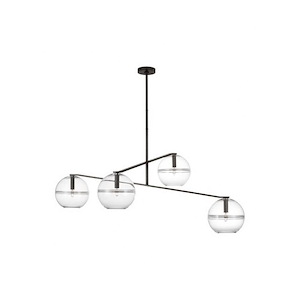Lowing - 4 Light Medium Chandelier-27.6 Inches Tall and 44.6 Inches Wide