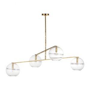 Lowing - 2W 4 LED Medium Chandelier-27.6 Inches Tall and 44.6 Inches Wide - 1336426