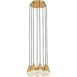 Cupola - 4.3W 8 LED Chandelier-4.7 Inches Tall and 10.5 Inches Wide - 1336428