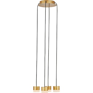 Gable - 4.3W 4 LED Chandelier-2.2 Inches Tall and 10.4 Inches Wide - 1336636