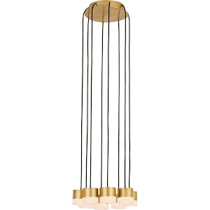 Gable - 4.3W 8 LED Chandelier-2.2 Inches Tall and 10.4 Inches Wide - 1336486