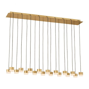 Gable - 4.3W 18 LED Chandelier-2.2 Inches Tall and 10.9 Inches Wide - 277V - 1336487