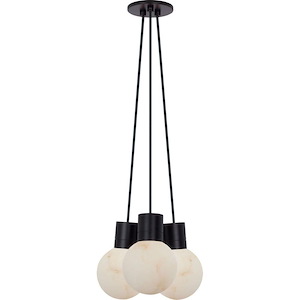 Mina - 27W 3 LED Small Chandelier-7.6 Inches Tall and 9 Inches Wide - 1336444