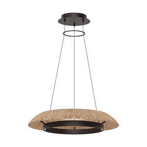 Noa - 40W 1 LED Small Chandelier-4.8 Inches Tall and 27.1 Inches Wide - 1336572