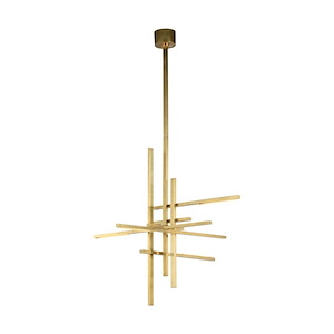 Cityscape - 38.5W 6 LED Large Chandelier-35.1 Inches Tall and 33.9 Inches Wide - 1336557