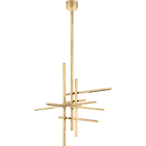 Cityscape - 38.5W 6 LED Large Chandelier-35.1 Inches Tall and 33.9 Inches Wide - 1336557