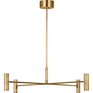 Ponte - 62W 8 LED Large Chandelier-5.2 Inches Tall and 36 Inches Wide - 1336607