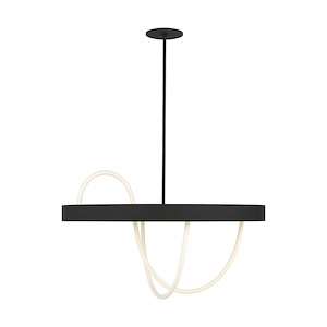 Uneri - 43.6W 2 LED Chandelier-24.4 Inch Tall and 38 Inch Wide - 1394891