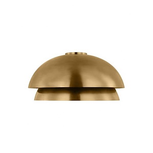 Shanti - 12W 1 LED Large Flush Mount In Contemporary Style-12.2 Inches Tall and 20.5 Inches Wide