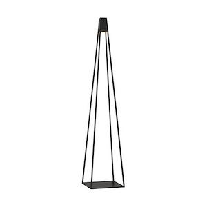 Apex - 32W 1 LED Extra Large Outdoor Floor Lamp In Contemporary Style-72.4 Inches Tall and 15 Inches Wide