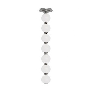 Perle 24 - 11.2W 1 LED Pendant with Surface In Contemporary Style-26.2 Inches Tall and 2.8 Inches Wide - 1292371