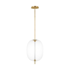 Heian - 11W 1 LED Medium Pendant-19.2 Inches Tall and 13.1 Inches Wide