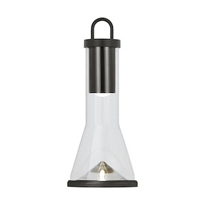 Kandella - 2.4W 1 LED Rechargeable Table Lamp-13.5 Inch Tall and 5.8 Inch Wide - 1376787