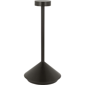 Moneta - 2.4W 1 LED Short Rechargeable Table Lamp-9 Inch Tall and 4.3 Inch Wide - 1376791