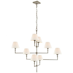 Jane - 8 Light Large Offset Chandelier In Casual Style-41 Inches Tall and 47.75 Inches Wide - 1112030