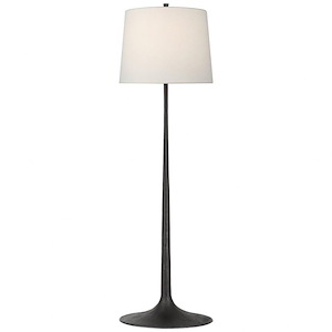 Oscar - 15W 1 LED Large Sculpted Floor Lamp In Modern Style-62.25 Inches Tall and 18.5 Inches Wide - 1112032