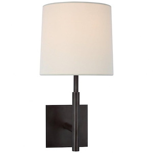 Clarion - 15W 1 LED Medium Library Wall Sconce In Modern Style-15 Inches Tall and 7.5 Inches Wide