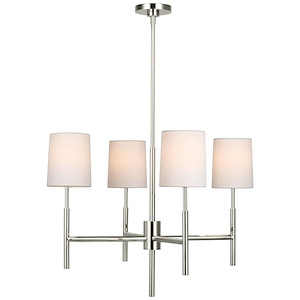 Clarion - 26W 4 LED Small Chandelier In Modern Style-20.5 Inches Tall and 28 Inches Wide - 1112046