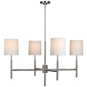 Clarion - 26W 4 LED Large Chandelier In Modern Style-21.25 Inches Tall and 38 Inches Wide