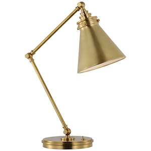 Parkington - 15W 1 LED Medium Articulating Desk Lamp In Modern Style-22.5 Inches Tall and 7.5 Inches Wide