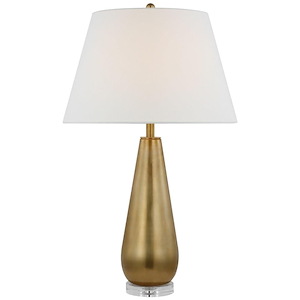 Aris - 15W 1 LED Large Table Lamp In Traditional Style-30 Inches Tall and 18.5 Inches Wide