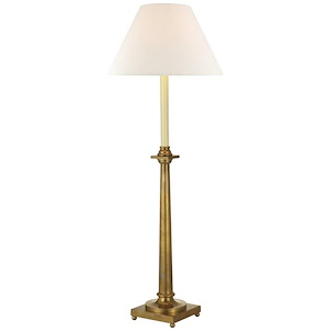 Swedish Column - 1 Light Buffet Lamp In Traditional Style-34 Inches Tall and 11.5 Inches Wide