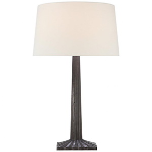 Strie Fluted Column - 1 Light Table Lamp-29.75 Inches Tall and 17 Inches Wide
