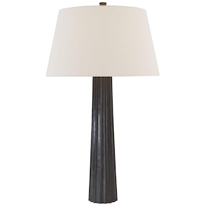 Fluted Spire - 1 Light Large Table Lamp In Traditional Style-31.5 Inches Tall and 17 Inches Wide
