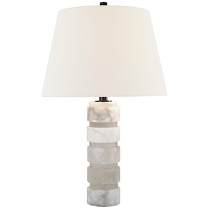 Round Chunky - 1 Light Stacked Table Lamp-29.5 Inches Tall and 18 Inches Wide