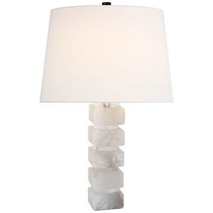 Square Chunky - 1 Light Stacked Table Lamp-31 Inches Tall and 16 Inches Wide