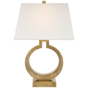 Ring Form - 1 Light Large Table Lamp In Modern Style-27 Inches Tall and 18 Inches Wide