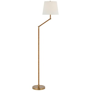 Basden - 15W 1 LED Bridge Arm Floor Lamp-61 Inches Tall and 10.5 Inches Wide