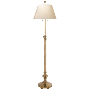 Overseas - 2 Light Adjustable Club Floor Lamp In Traditional Style-64.5 Inches Tall and 15 Inches Wide