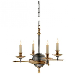 Leaf And Arrow - 4 Light Small Chandelier - 695456