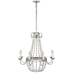 Paris Flea Market - 8 Light Medium Chandelier In Traditional Style-26 Inches Tall and 24.75 Inches Wide - 1314530